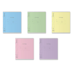 Тетрадь школьная А5 12л косая линия, ассорти "Классика CoverPrо" (Erich Krause) микс цветов (комплект 5 шт)