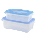 Комплект контейнеров СВЧ (1,,2л) прямоугольные КАСКАД (комплект 18 шт)