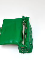 MINI LOVE BAG PUFF PINCHED – green