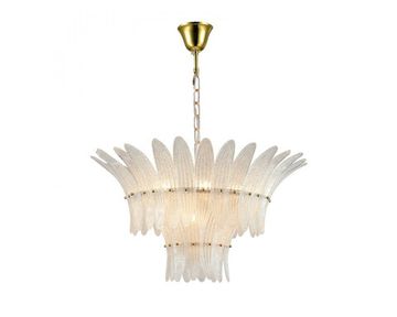 Подвесная люстра 12*E14 8812/C new gold white золото Victoria Newport