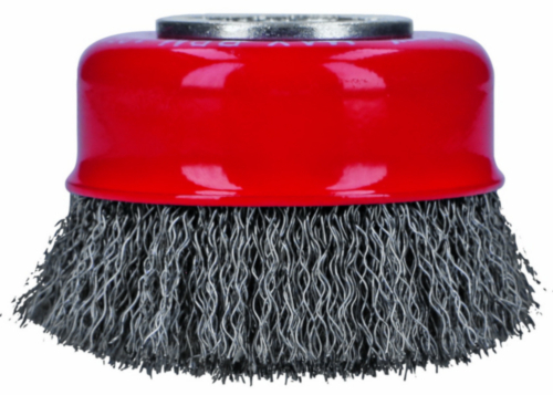 Чашечная щетка со стальной волнистой проволокой X-LOCK 75 мм 2608620725