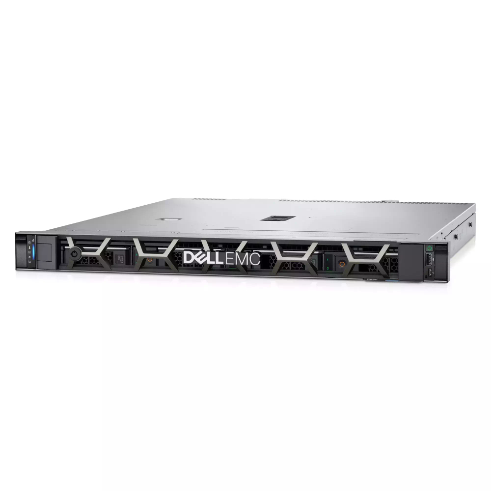 Стоечный сервер - Dell PowerEdge R250 G15, 1U, 4x 3.5“, 1x Xeon[E-2378] 8 Cores, 64Gb, 210-BBOP