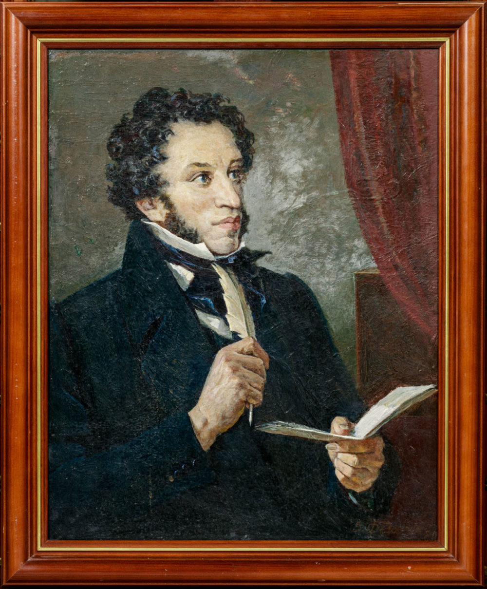 Федорчук В. Ф. Портрет А. С. Пушкина. Масло. 1980 г.