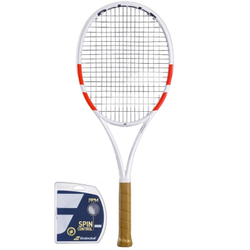 Теннисная ракетка Babolat Pure Strike 97 - white/red/black
