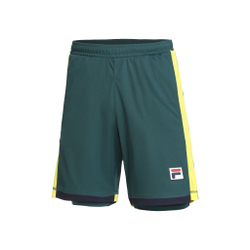 Мужские теннисные шорты Fila Todd Shorts Men - Dark Green, Yellow