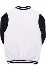 Бомбер белый спина фото