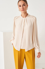 22843 Блузка женская (кремовый)