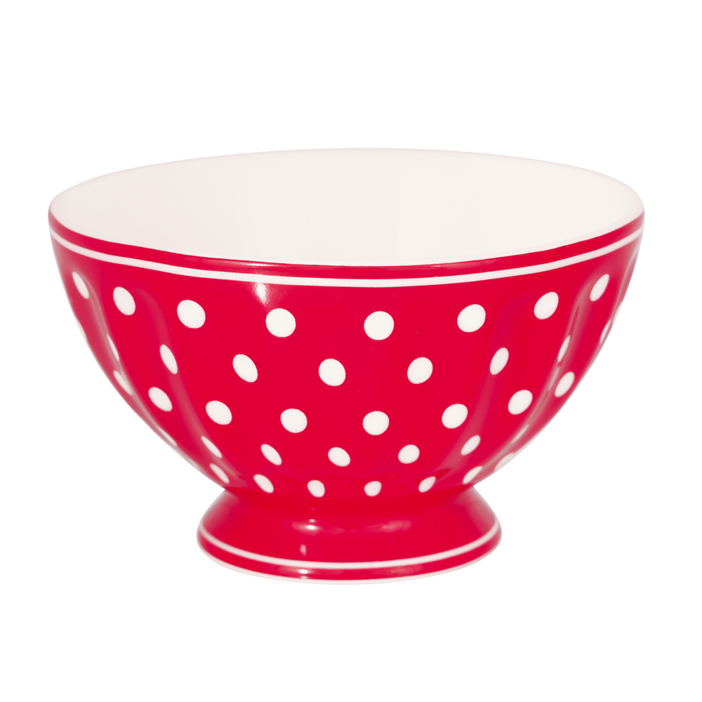 Пиала Dotty red/ красная в белый горох, 10 см