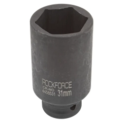Головка ударная глубокая 1/2'', 31мм (6гр.) RockForce##Rock FORCE RF-4458531