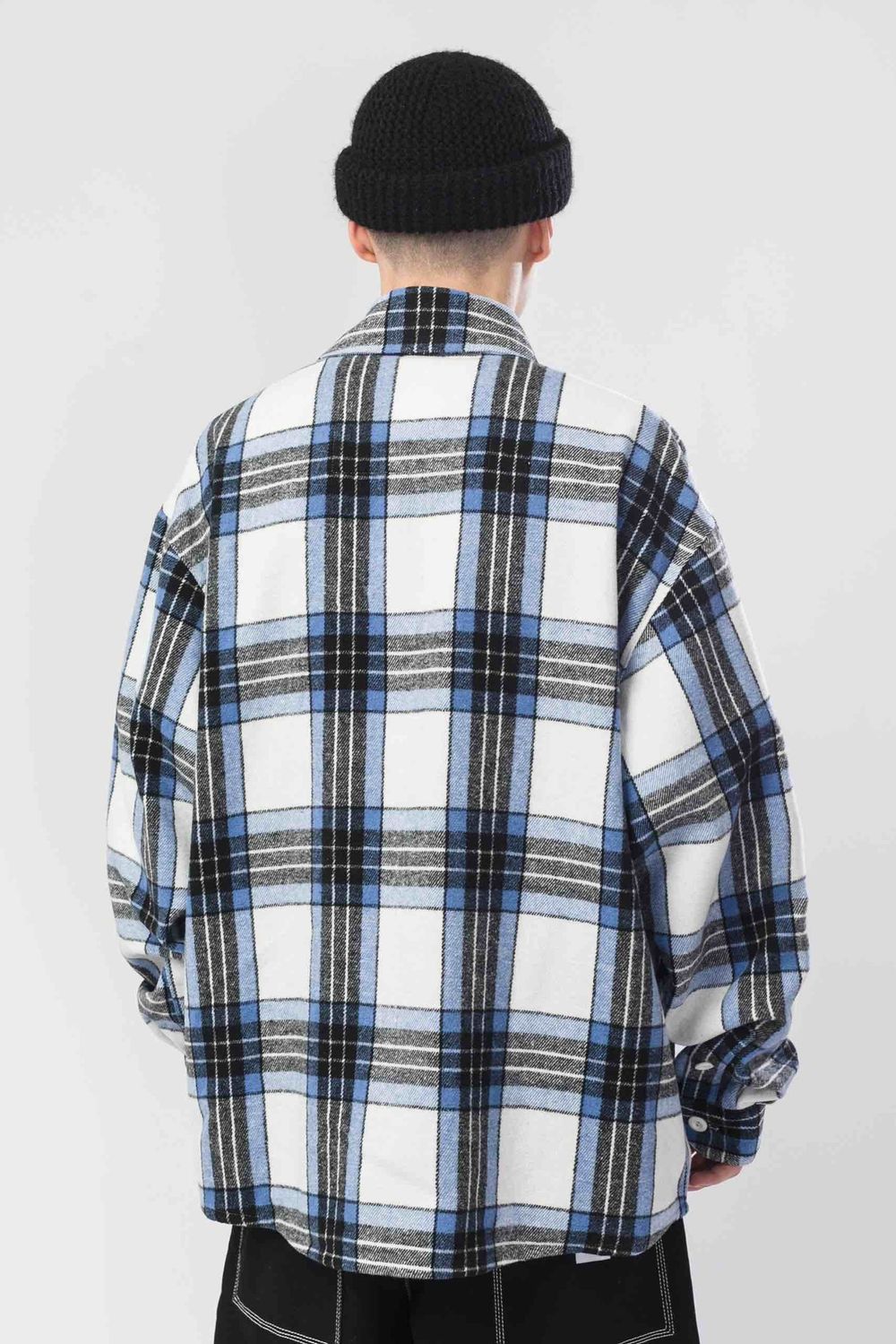 Рубашка Codered Harbor Wide Молочный/Голубой/Черный