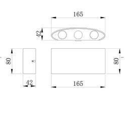 Накладной светильник Maytoni Strato O417WL-L6W3K