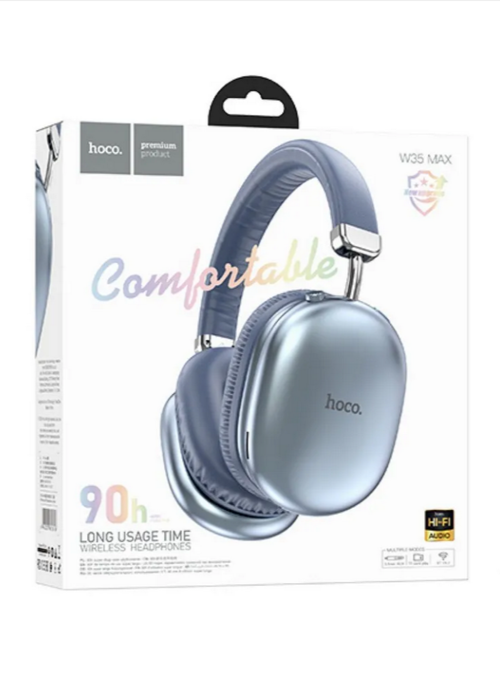 Наушники беспроводные Hoco. W35 MAX (TFcard+AUX)