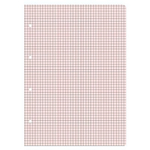 Блок сменный для тетрадей А5 50л. клетка, на кольцах, розовый (Альт)