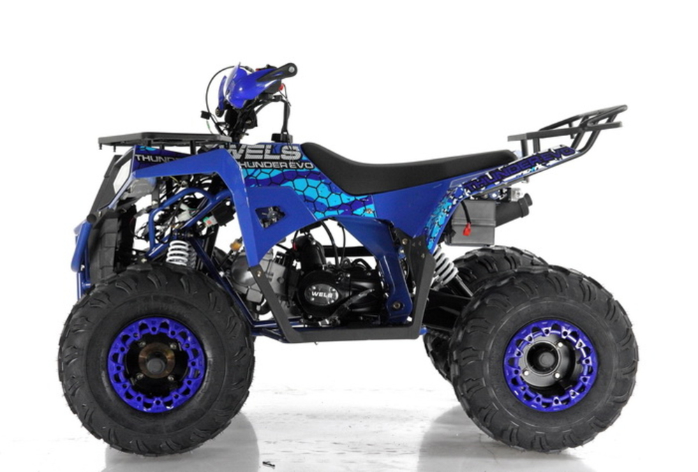 Квадроцикл Wels Thunder EVO 125 черно-синий