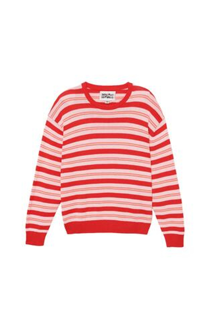 ZARA X BENITO ANTONIO СВИТЕР ИЗ СМЕСОВОГО ХЛОПКА, КРАСНЫЙ