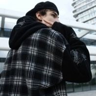 Худи ISSAYA Roots флис, черный