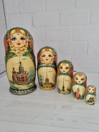 Матрешка 5 мест виды города