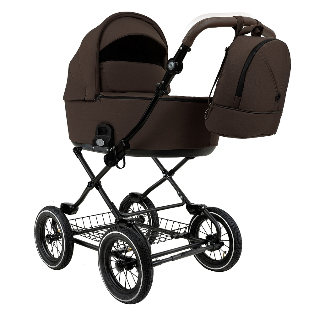 Коляска 2 в 1 ROAN BASS NEXT 2.0 CLASSIC d12 Turkish Coffe