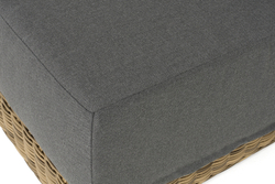 "Капри" модуль диванный правый с подушками, цвет соломенный