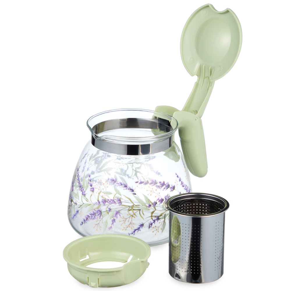 ЗАВАРОЧНЫЙ ЧАЙНИК AGNESS С ФИЛЬТРОМ "ДУША ПРОВАНСА" 900 МЛ.