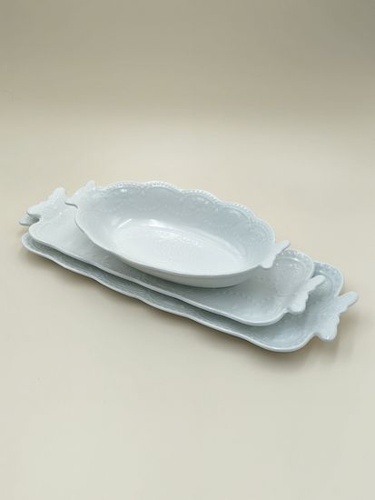 Блюдо сервировочное прямоугольное 40х14,5х2,5 см.