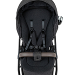 Детская коляска Roan Sol Vintage Luxury 2.0 3 в 1 с автокреслом Tutis Elo Lux EduSky Black PIX/55/D Pixel/Dark/Nickel/руч.Cappuccino