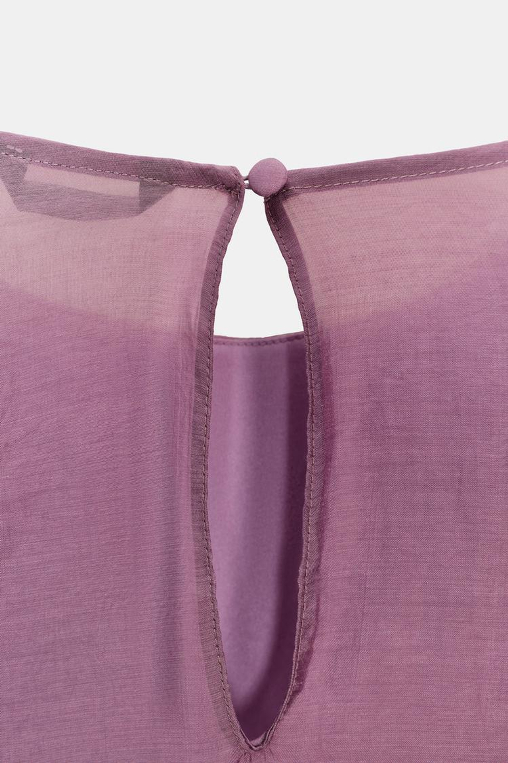 ZARA АСИММЕТРИЧНЫЙ ТОП С ВОЛАНАМИ, ЦВЕТ МАЛЬВЫ