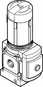 MS6-LRB-1/2-D6-A4-AS Регулятор давления