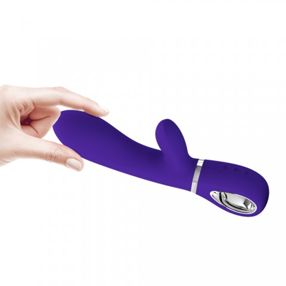 Вибратор-кролик Thomas Super Soft (20 см) синий