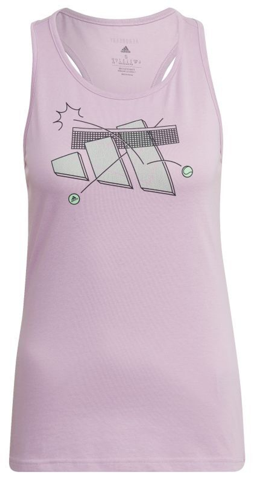 Женский топ теннисный Adidas Aeroready Tennis Tank - bliss lilac