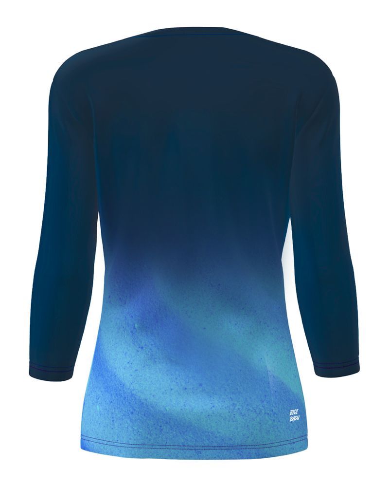 Футболка женская Beach Spirit с V-образным вырезом и рукавом 3/4