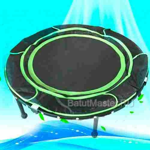 Каркасный батут, диаметр 3,3 фт, черно-зеленый