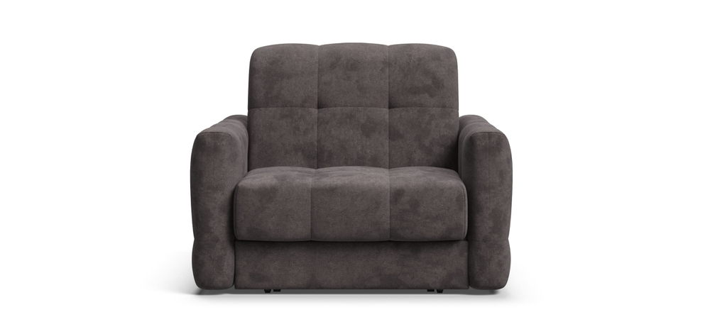 Босс Слип кресло-кровать Велюр Алькантара серый