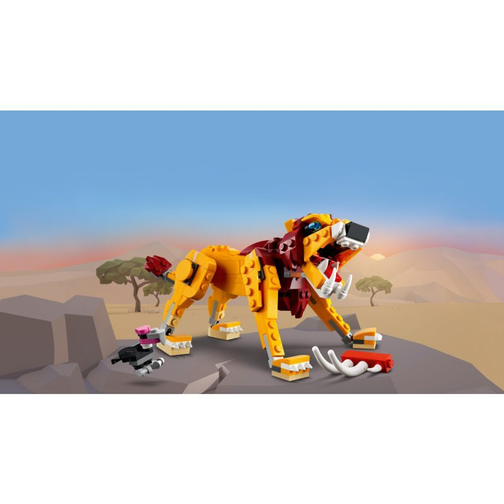 Конструктор LEGO CREATOR Лев 3в1 31112