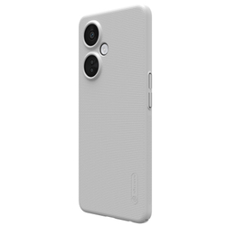 Жесткий чехол белого цвета от Nillkin для OnePlus Nord CE3 Lite, серия Super Frosted Shield