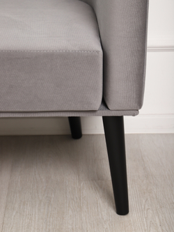 Кушетка Berger серый/венге