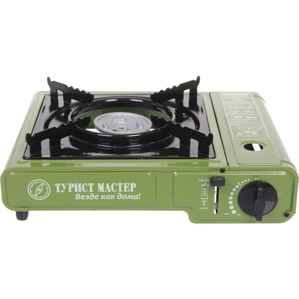 Плита газовая портативная (цанга) в чемодане, Турист Мастер