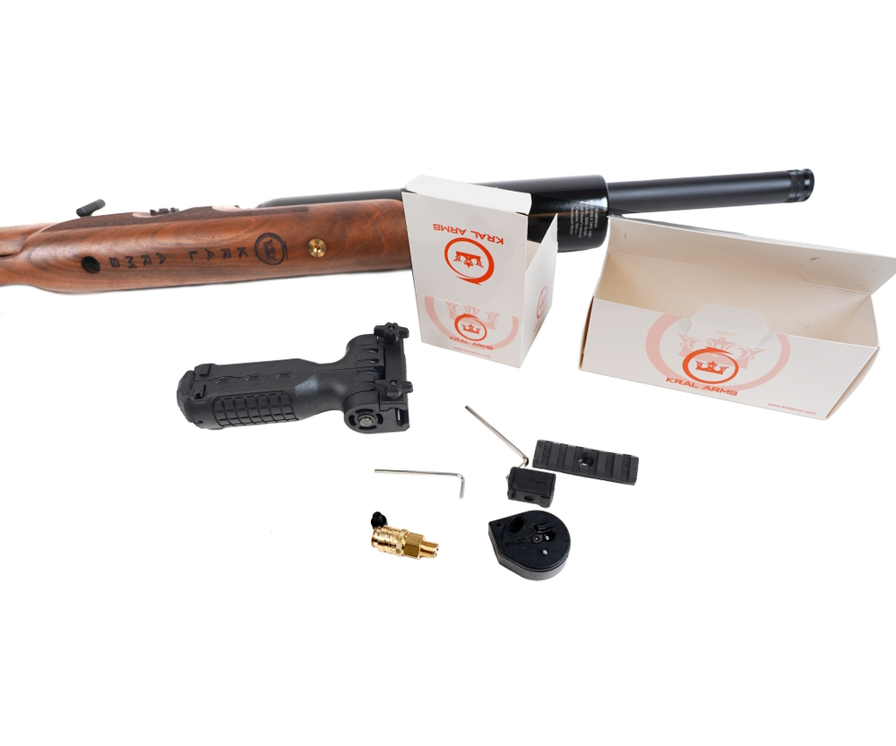 Винтовка пневматическая KRAL ARMS Puncher Maxi 3, Bighorn кал. 6,35мм орех
