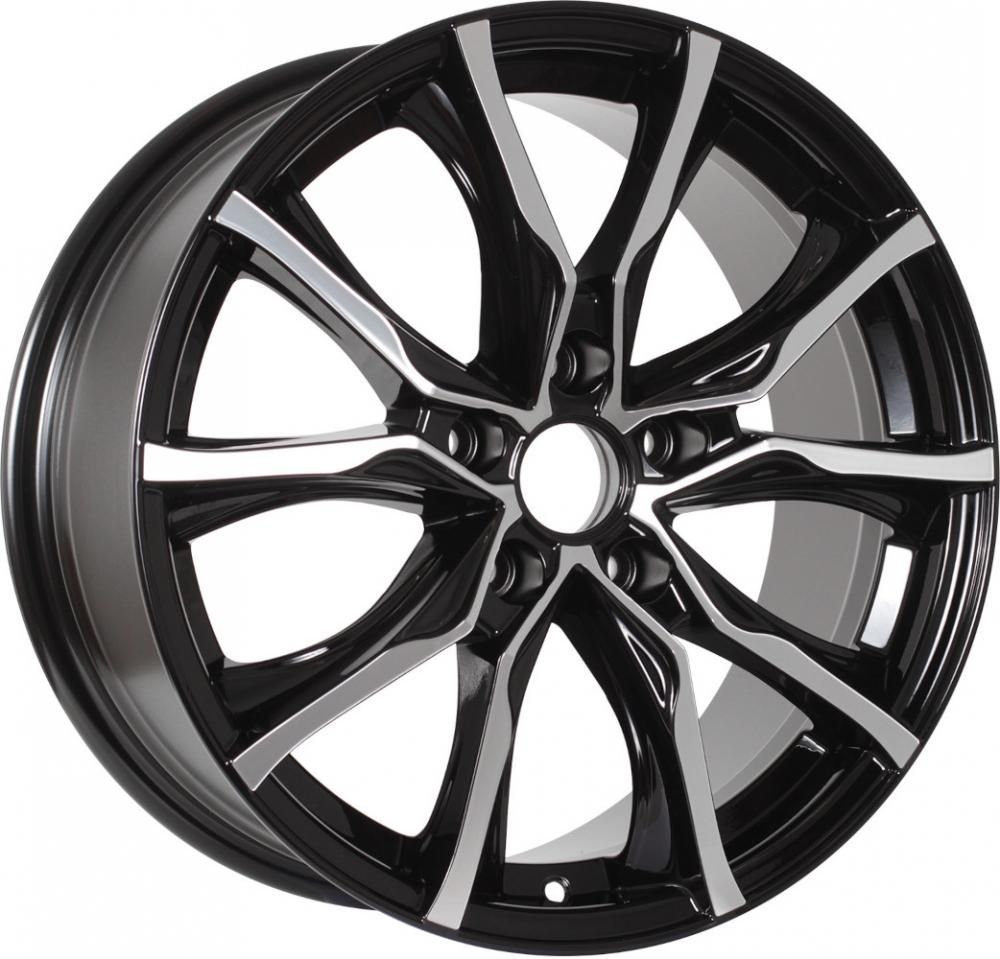 K&amp;K KC697 7.5x17 5x100 ET 45 Dia 56.1 (алмаз черный)