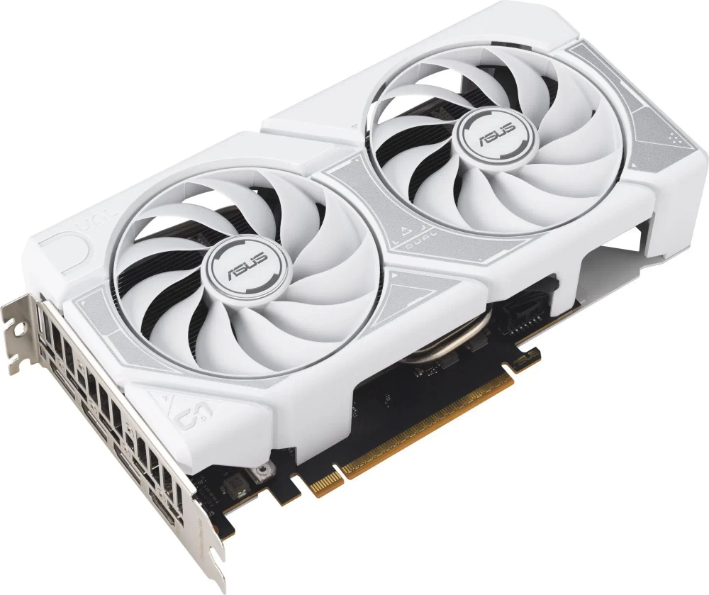 Видеокарта ASUS GeForce DUAL RTX5060 White OC Edition, 8GB GDDR7 HDMI 3xDP DUAL-RTX5060-O8G-WHITE