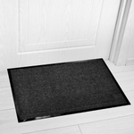 Коврик 60*90см влаговпитывающий ребристый, темно-серый