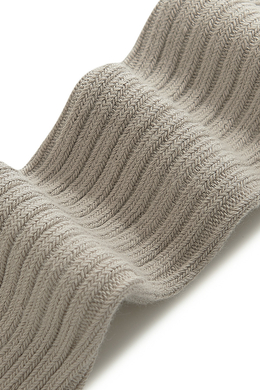Носки длинные из хлопка Крем