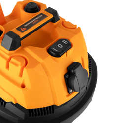 WDK-DUSTER L+ Промышленный пылесос 1600 Вт / 30 л, с подключением электроинструмента