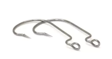 Крючки KOI "OFFSET WORM" размер 2 (INT) цвет BN офсетный (10шт)