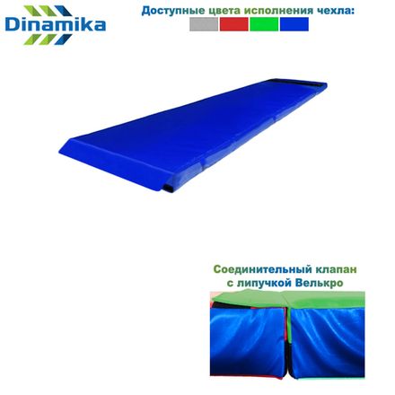 Мат гимнастический 2000х500х100 тент-велькро (ппу)