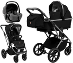 Коляска 3 в 1 Sweet Baby Rocco + автокресло Premier Grey Black