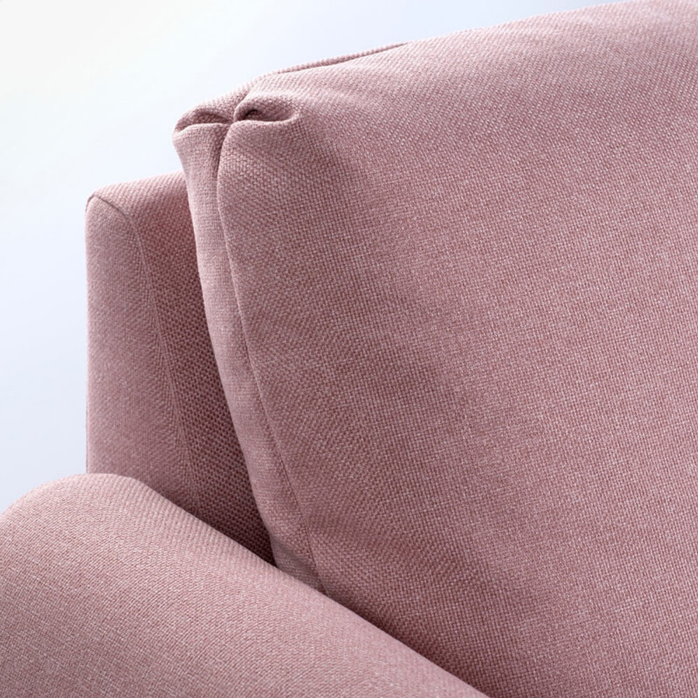 Кресло ТУЛИСИЯ, коричнево-розовый, 90*86*72 см, рогожка