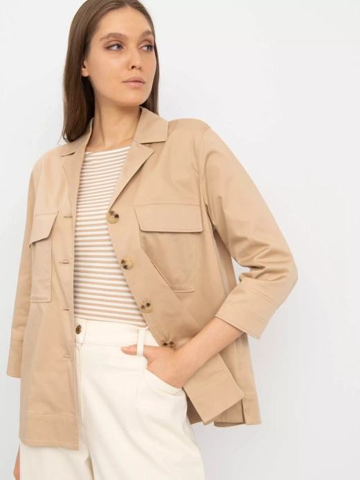 Жакет-рубашка из хлопка