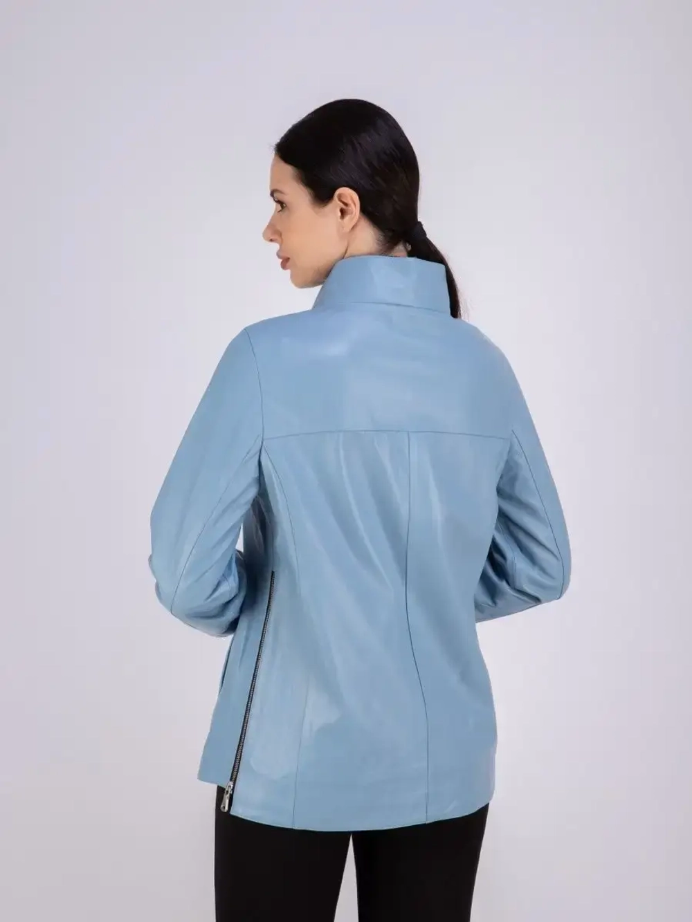 Кожаная куртка демисезонная косуха