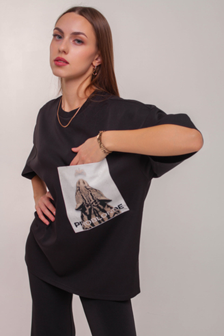 ФУТБОЛКА NUMERO 1 print Cat